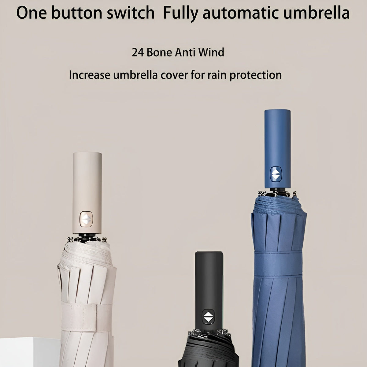 Ombrello pieghevole con protezione UV StormShield