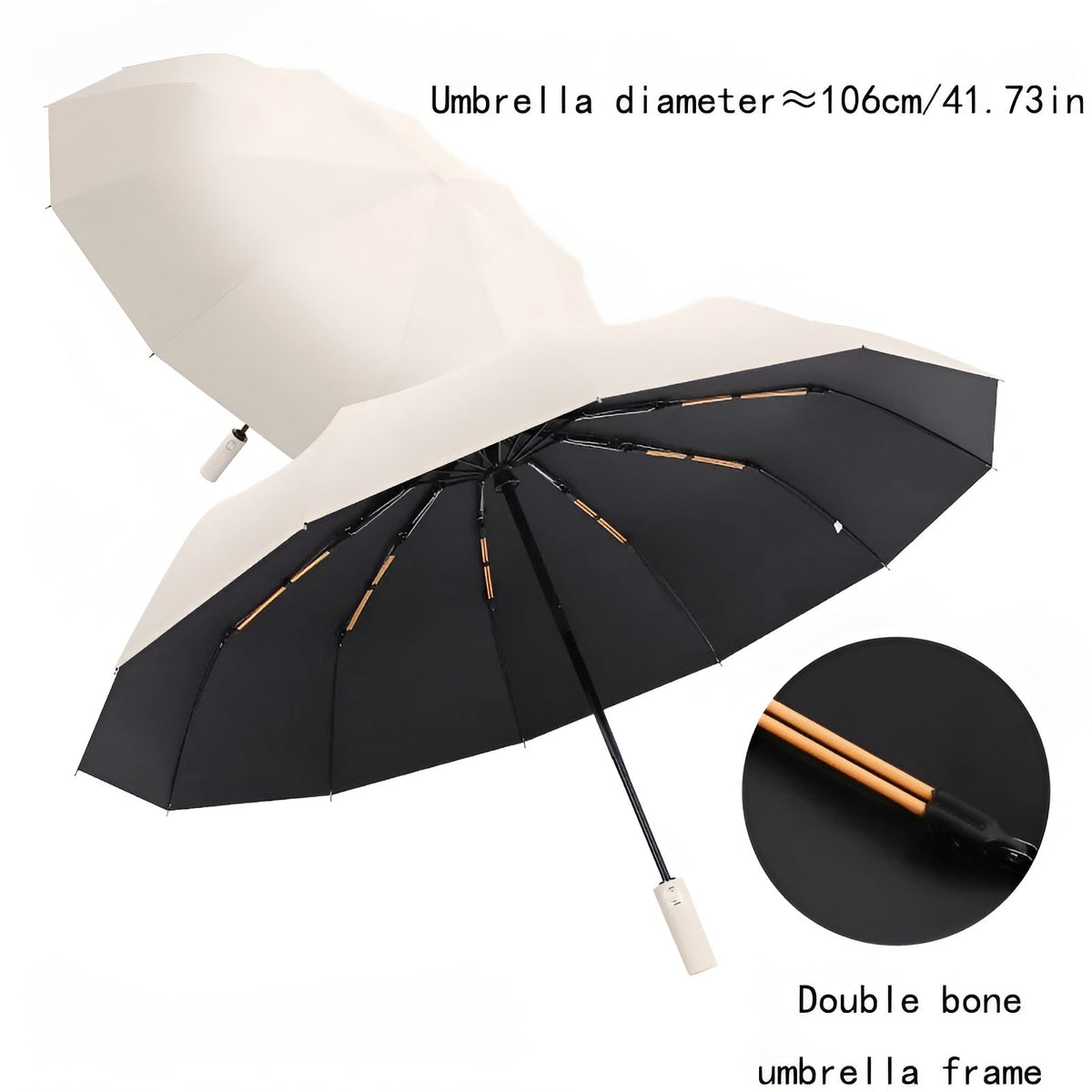 Ombrello pieghevole con protezione UV StormShield