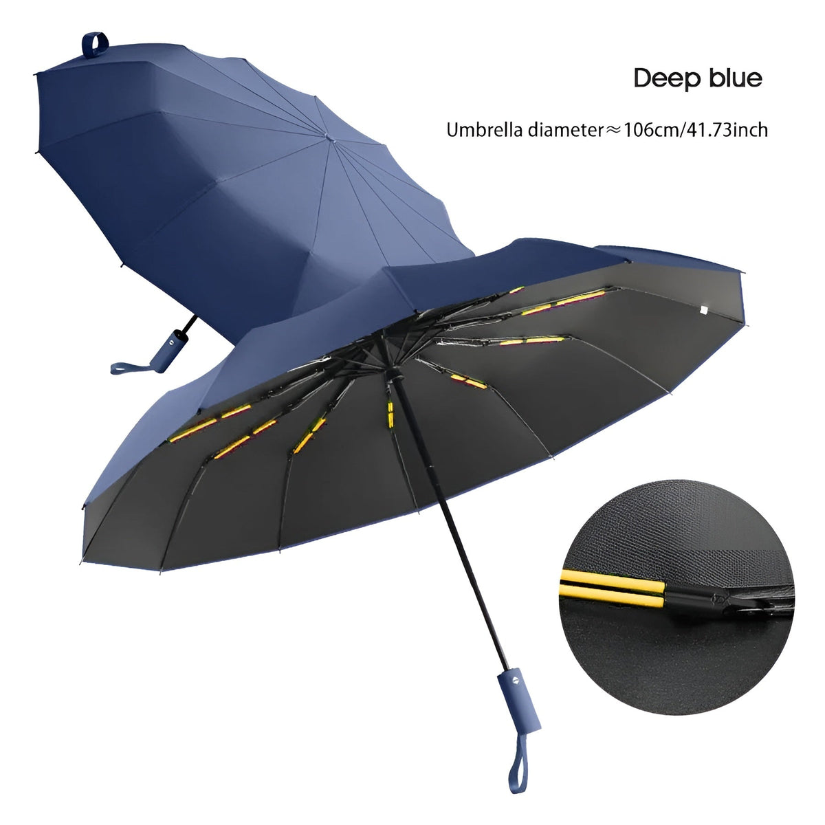 Ombrello pieghevole con protezione UV StormShield