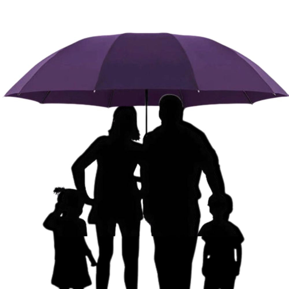 Ombrello pieghevole extra large antivento per tutta la famiglia