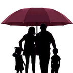 Ombrello pieghevole extra large antivento per tutta la famiglia
