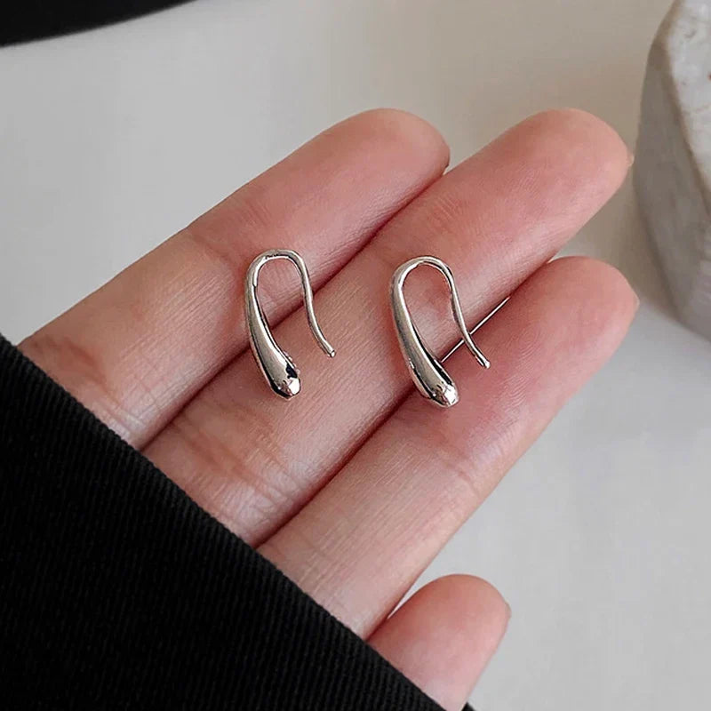 Orecchini a goccia pendenti in argento S925