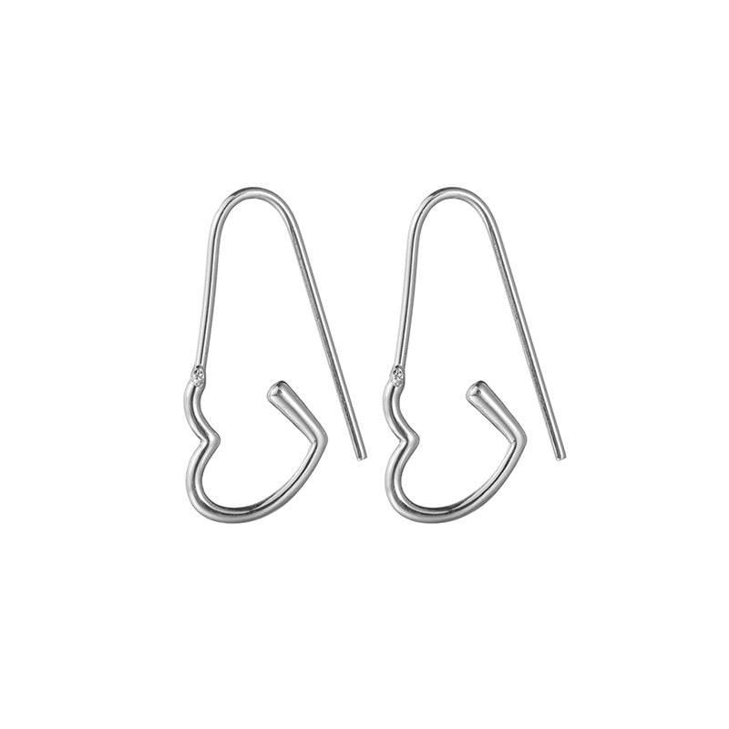 Orecchini eleganti a cuore