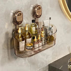 Organizer bagno in vetro elegante