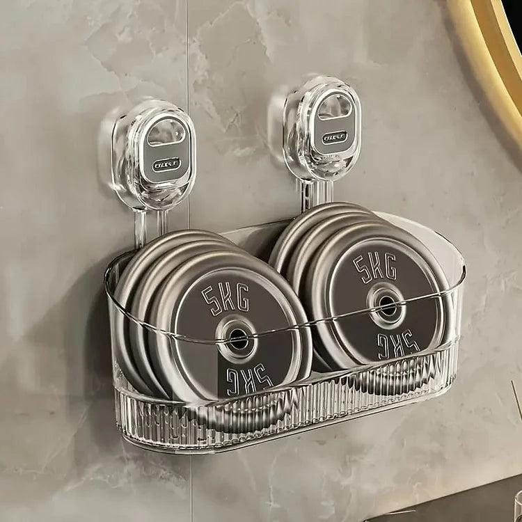Organizer bagno in vetro elegante