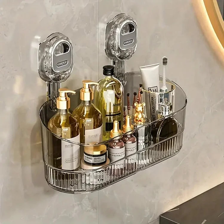 Organizer bagno in vetro elegante