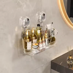 Organizer bagno in vetro elegante