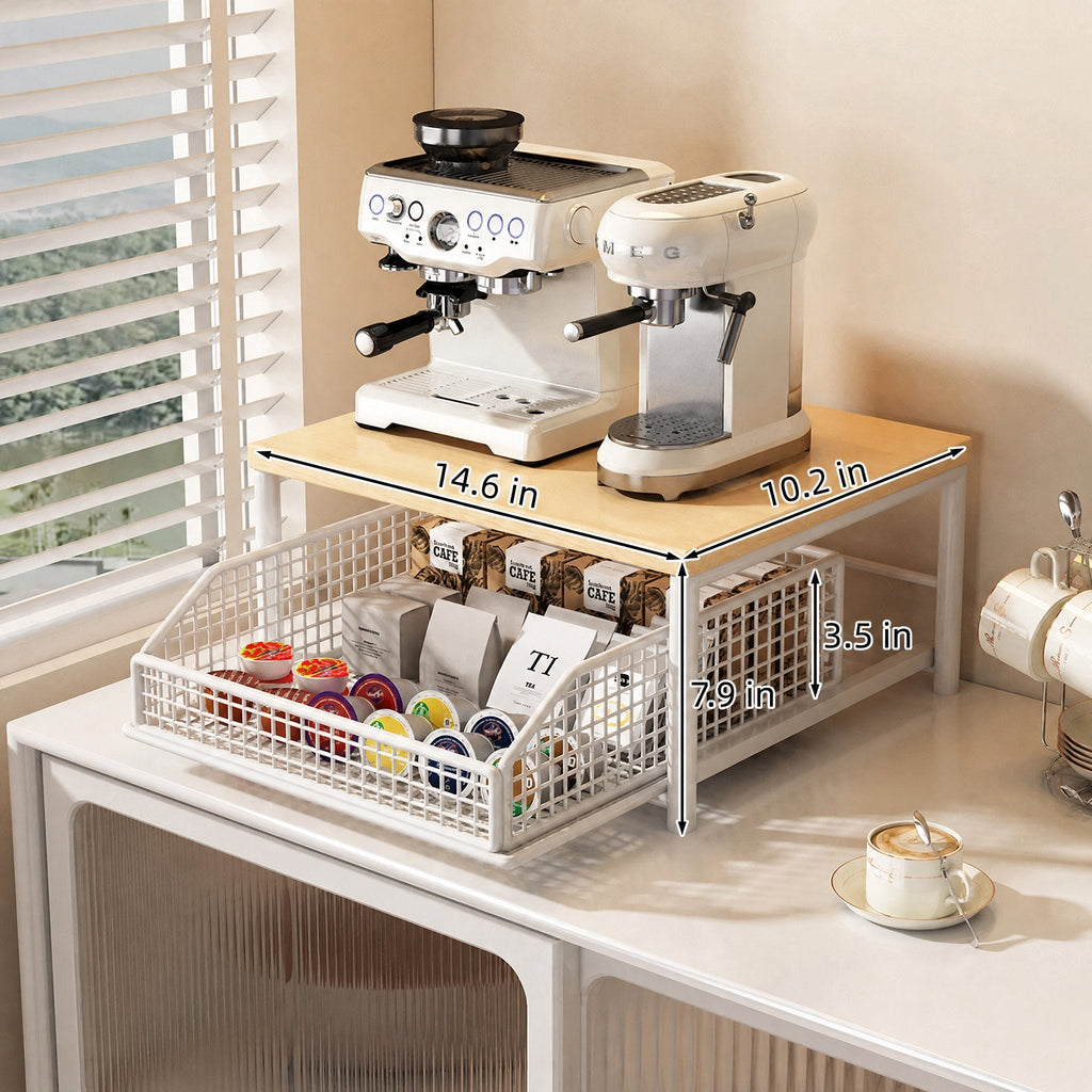 Organizer da cucina con cassetti per piano di lavoro