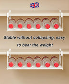 Organizer salvaspazio per scarpe con clip in acciaio inox