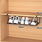 Organizer salvaspazio per scarpe con clip in acciaio inox