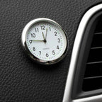 Orologio analogico mini AutoTime con adesivo per interni auto