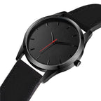 Orologio analogico sportivo in pelle e acciaio