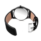Orologio analogico sportivo in pelle e acciaio