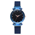 Orologio da donna elegante con strass e cinturino in acciaio
