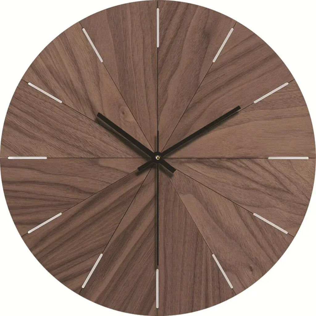 Orologio da parete in legno silenzioso