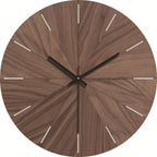 Orologio da parete in legno silenzioso