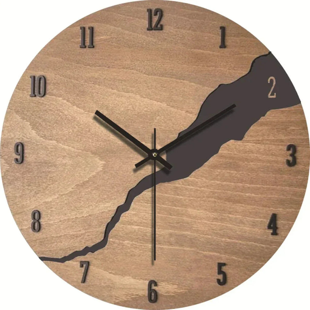 Orologio da parete in legno silenzioso