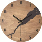 Orologio da parete in legno silenzioso