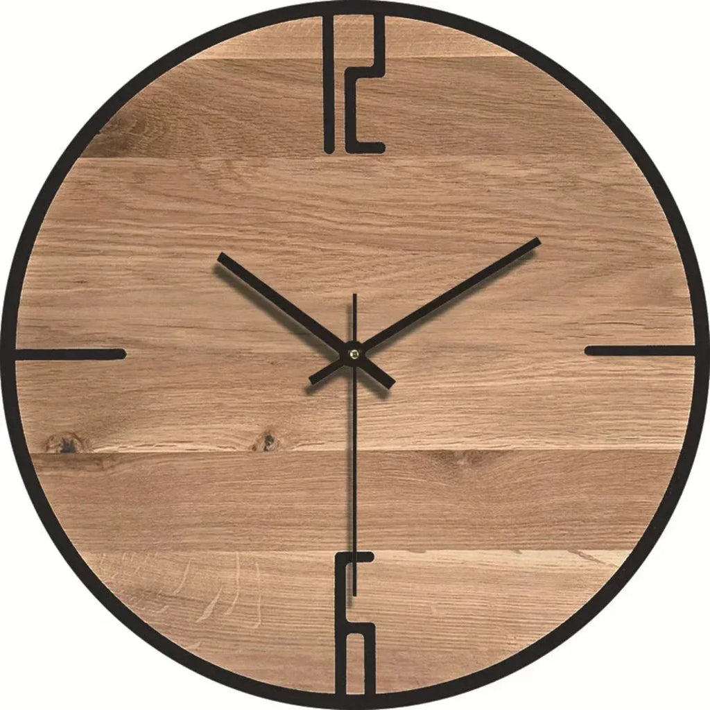 Orologio da parete in legno silenzioso