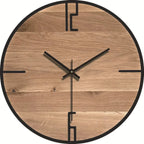 Orologio da parete in legno silenzioso