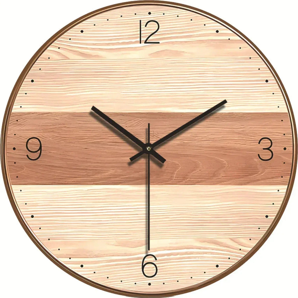 Orologio da parete in legno silenzioso