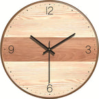 Orologio da parete in legno silenzioso