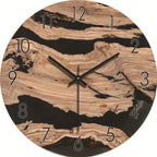 Orologio da parete in legno silenzioso