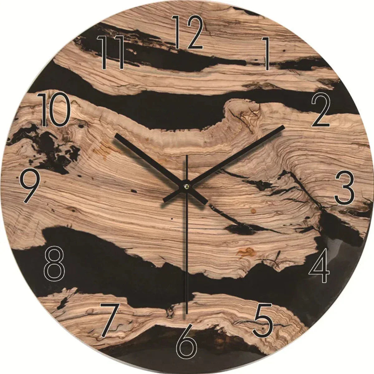 Orologio da parete in legno silenzioso