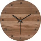 Orologio da parete in legno silenzioso