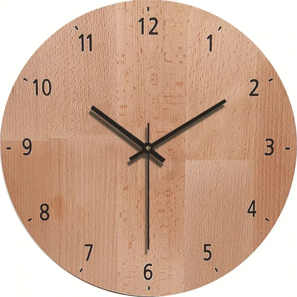 Orologio da parete in legno silenzioso