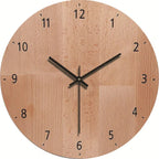 Orologio da parete in legno silenzioso