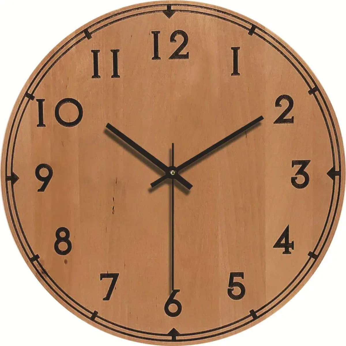 Orologio da parete in legno silenzioso