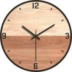 Orologio da parete in legno silenzioso