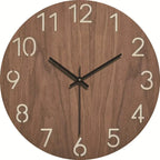 Orologio da parete in legno silenzioso