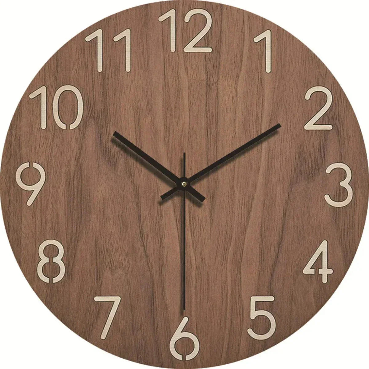 Orologio da parete in legno silenzioso