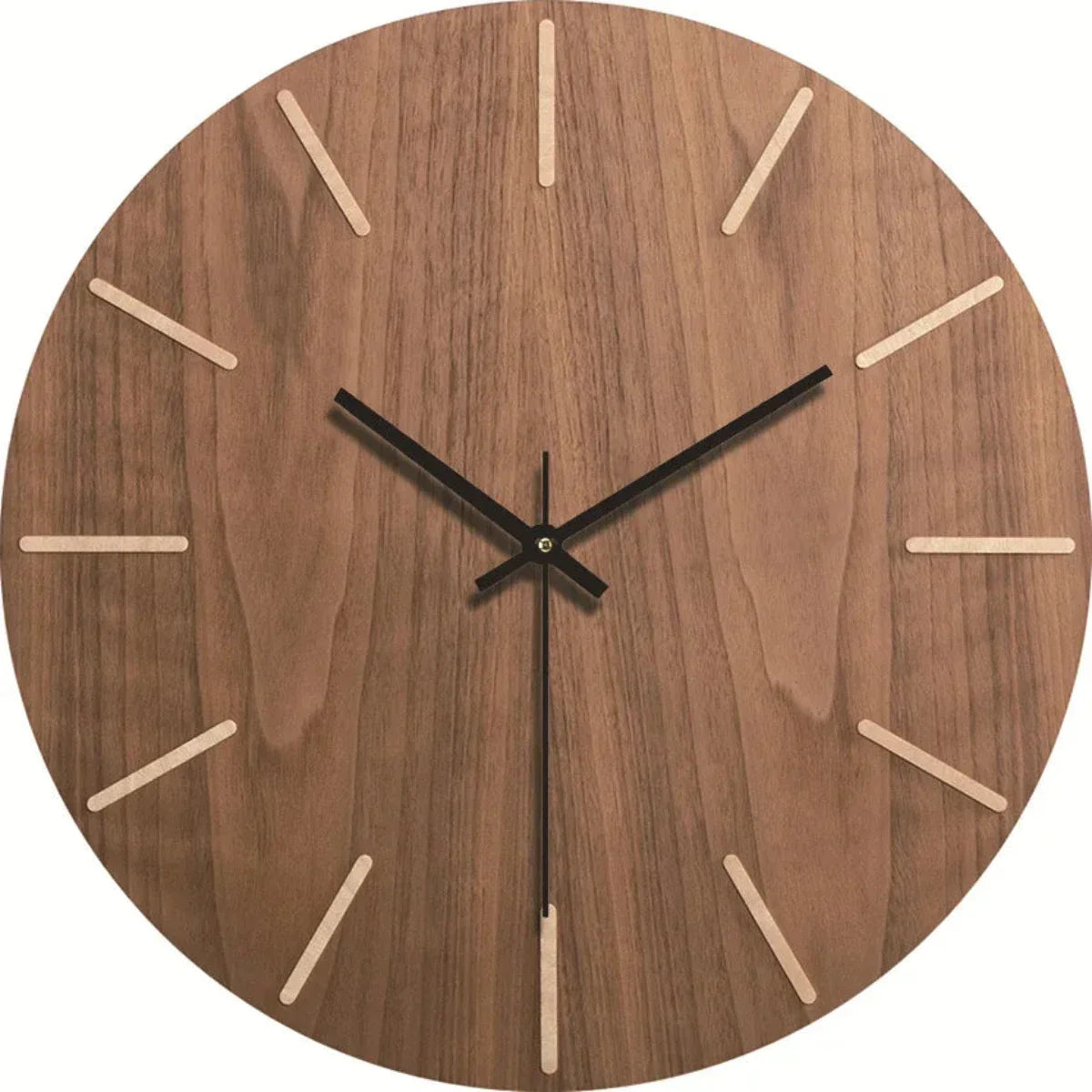 Orologio da parete in legno silenzioso