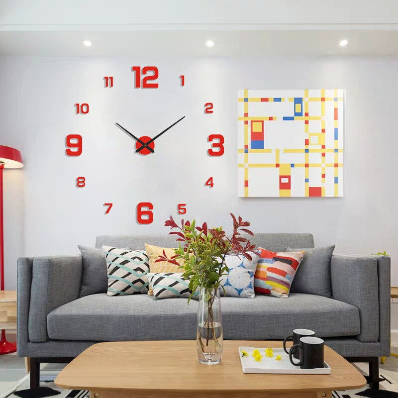 Orologio da parete moderno dal design unico per soggiorno e ufficio