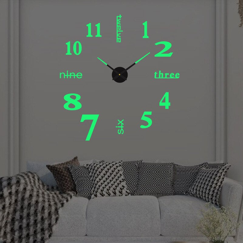 Orologio da parete moderno dal design unico per soggiorno e ufficio