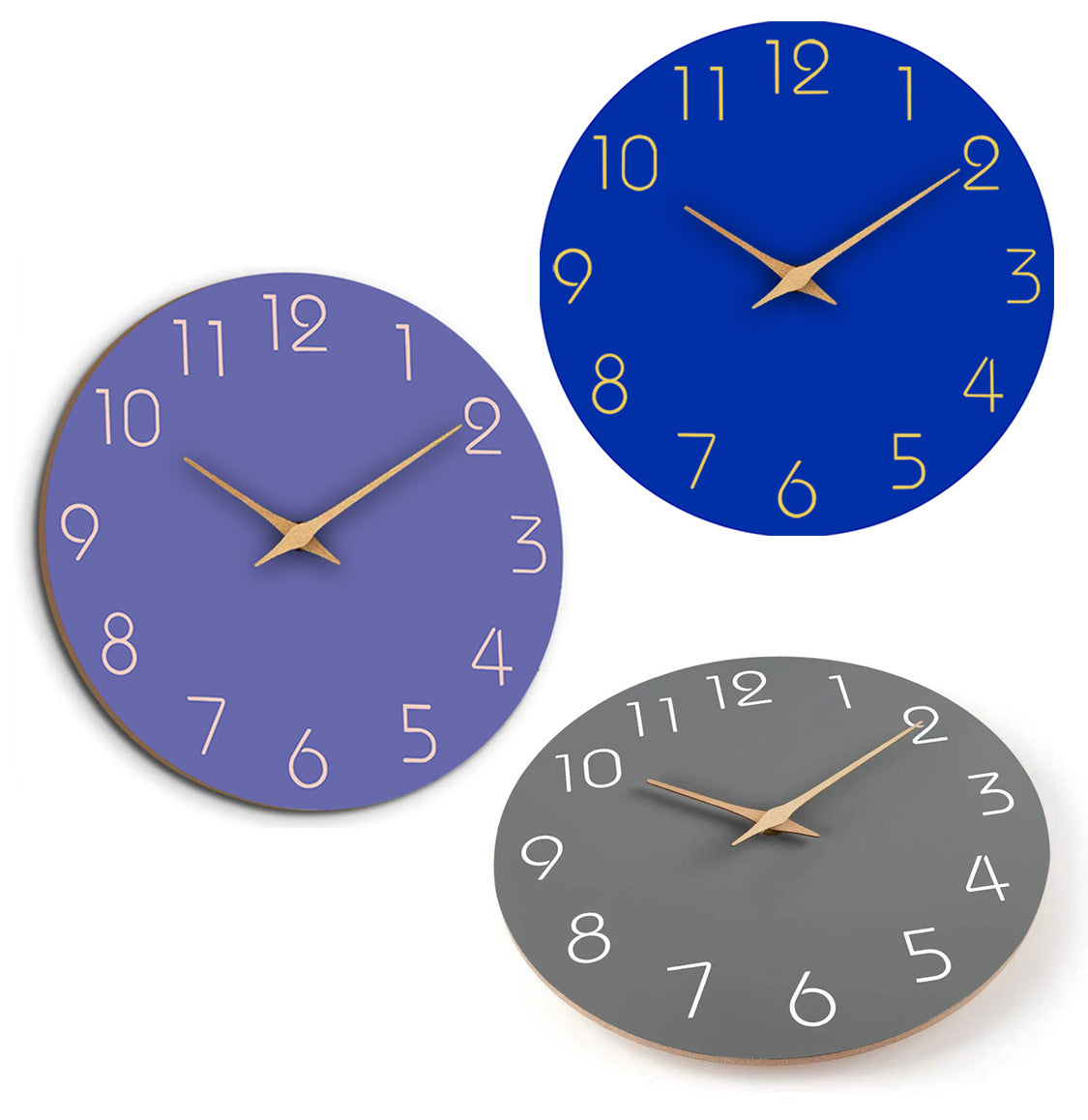 Orologio da parete silenzioso colorato 30 cm