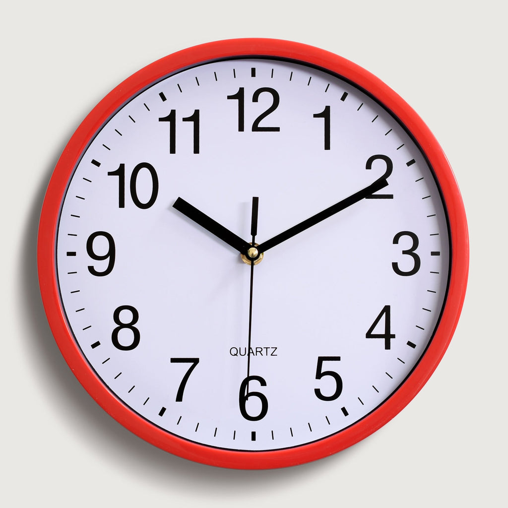 Orologio da parete silenzioso per aula e cameretta 25 cm