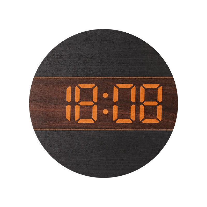 Orologio digitale in legno dal design moderno