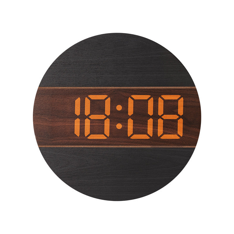 Orologio digitale in legno dal design moderno