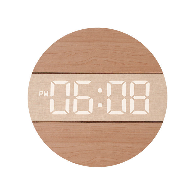 Orologio digitale in legno dal design moderno