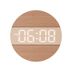 Orologio digitale in legno dal design moderno
