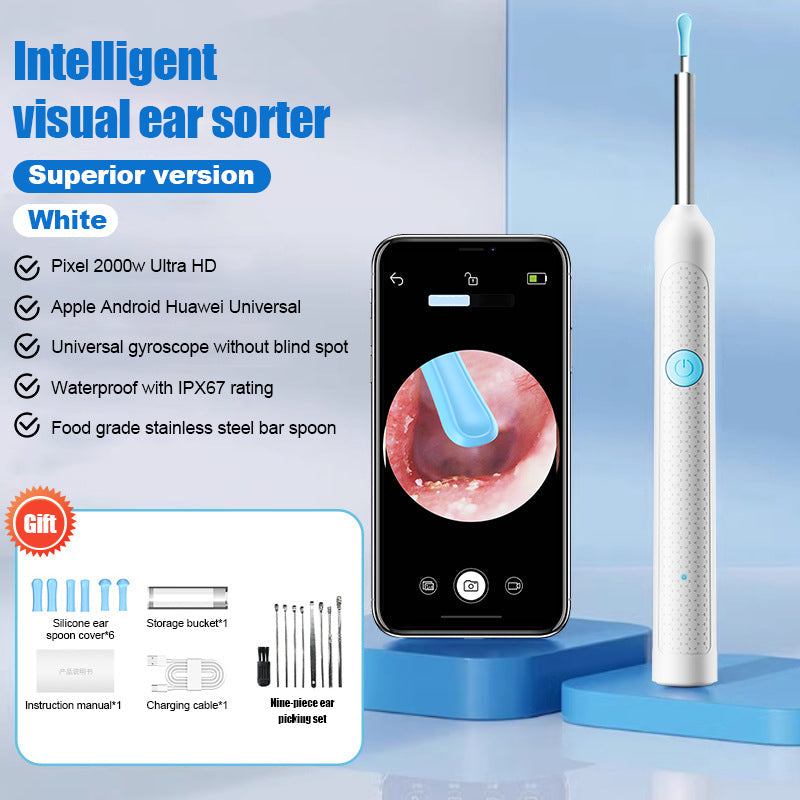 Otoscopio digitale Wi-Fi con telecamera HD