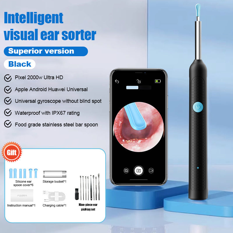 Otoscopio digitale Wi-Fi con telecamera HD