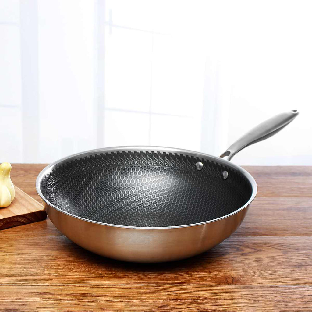 Padella antiaderente in acciaio inox ChefSteel