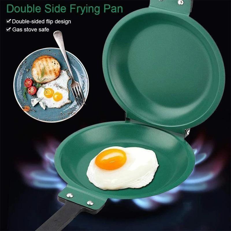 Padella antiaderente doppia faccia per fritture perfette