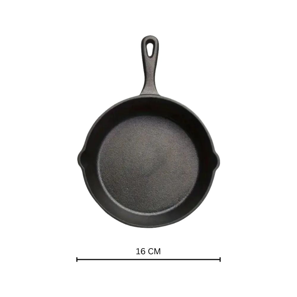 Padella in ghisa nera
