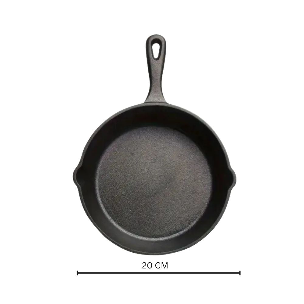 Padella in ghisa nera